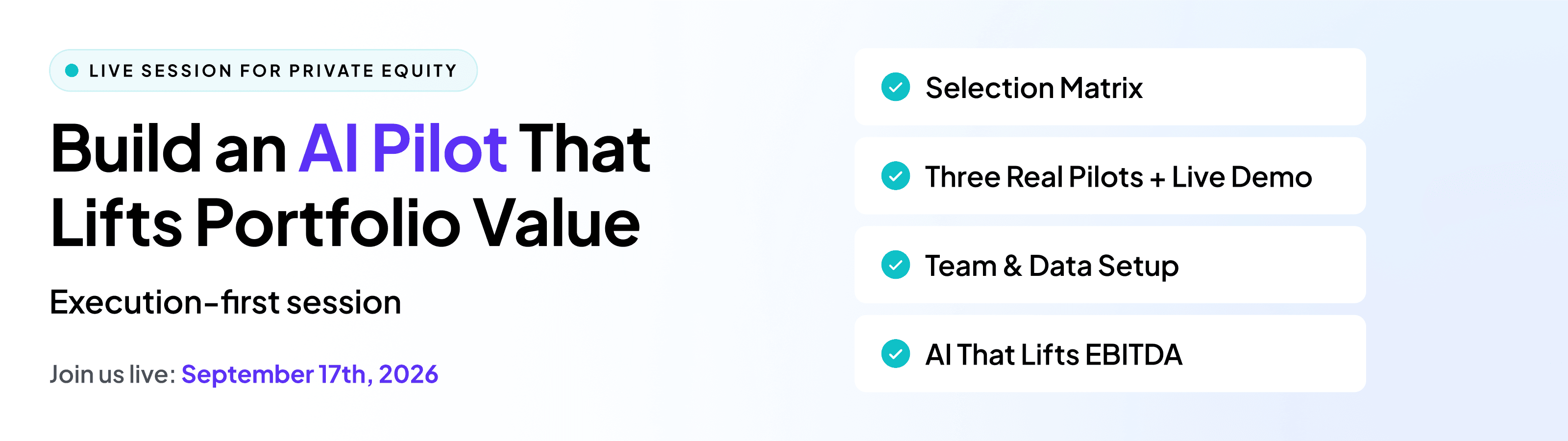 Your First AI Pilot: Pick, Build, and Scale Automation That Lifts Portfolio Value banner 2